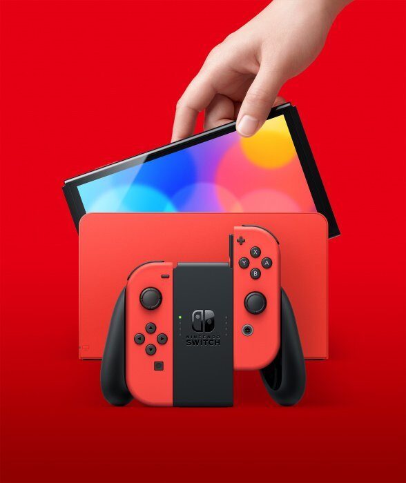 13121607_4_f Nintendo Switch OLED Mario Red Edition