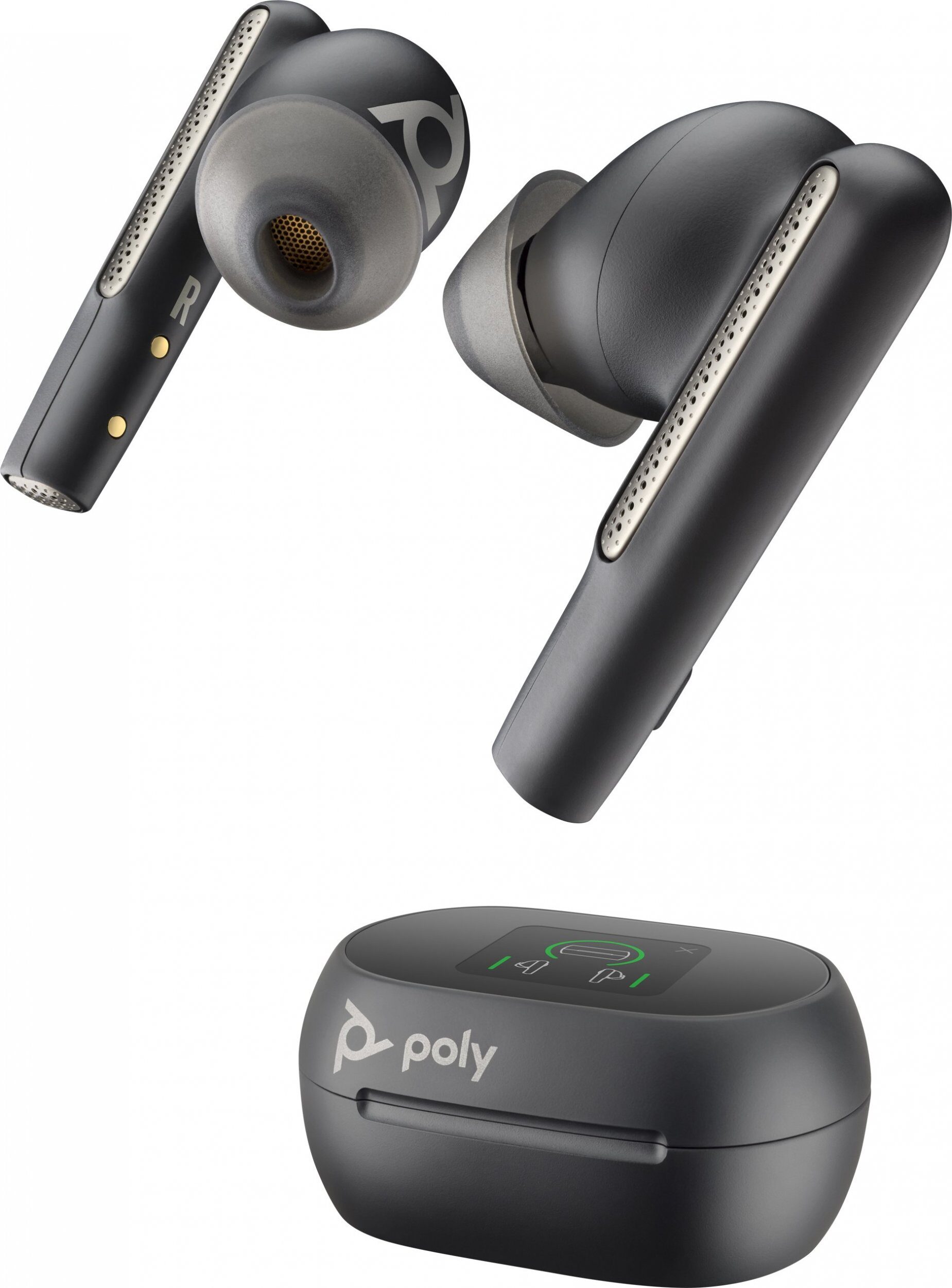 13148544_0_f Słuchawki Poly Voyager Free 60+ UC czarne BT700 USB-C (7Y8G4A)