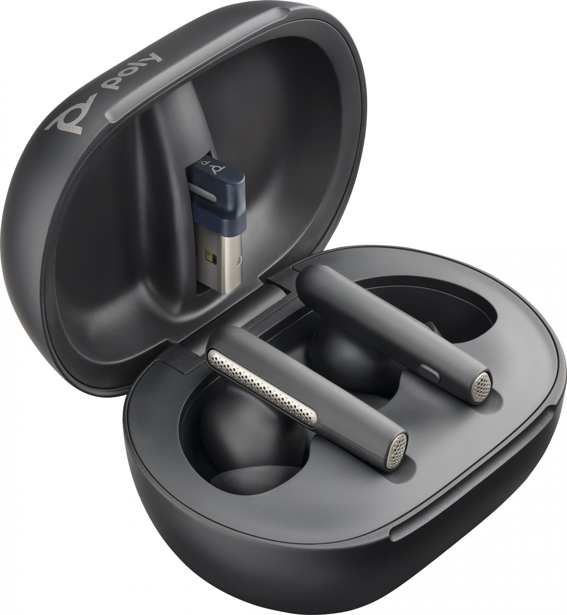 13217553_2_f Słuchawki Poly Voyager Free 60+ UC M Czarne +BT700 USB-C Adapter +Touchscreen Charge Case (7Y8H0AA)