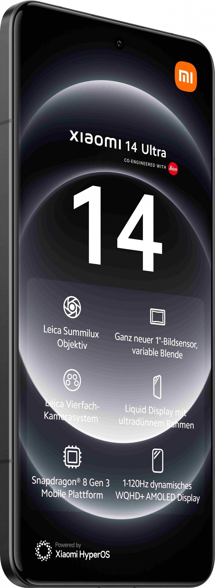 13220079_1_f Smartfon Xiaomi 14 Ultra 5G 16/512GB Czarny (MZB0G86EU)
