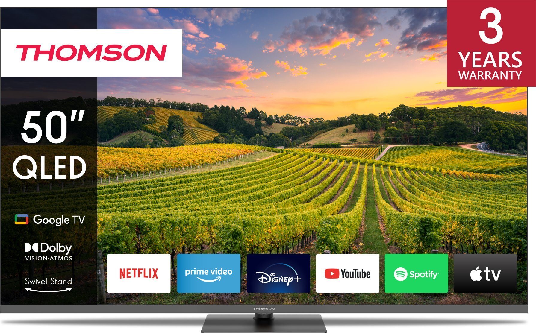 13268669_1_f Telewizor Thomson 50QG5C14 QLED 50'' 4K Ultra HD Google TV