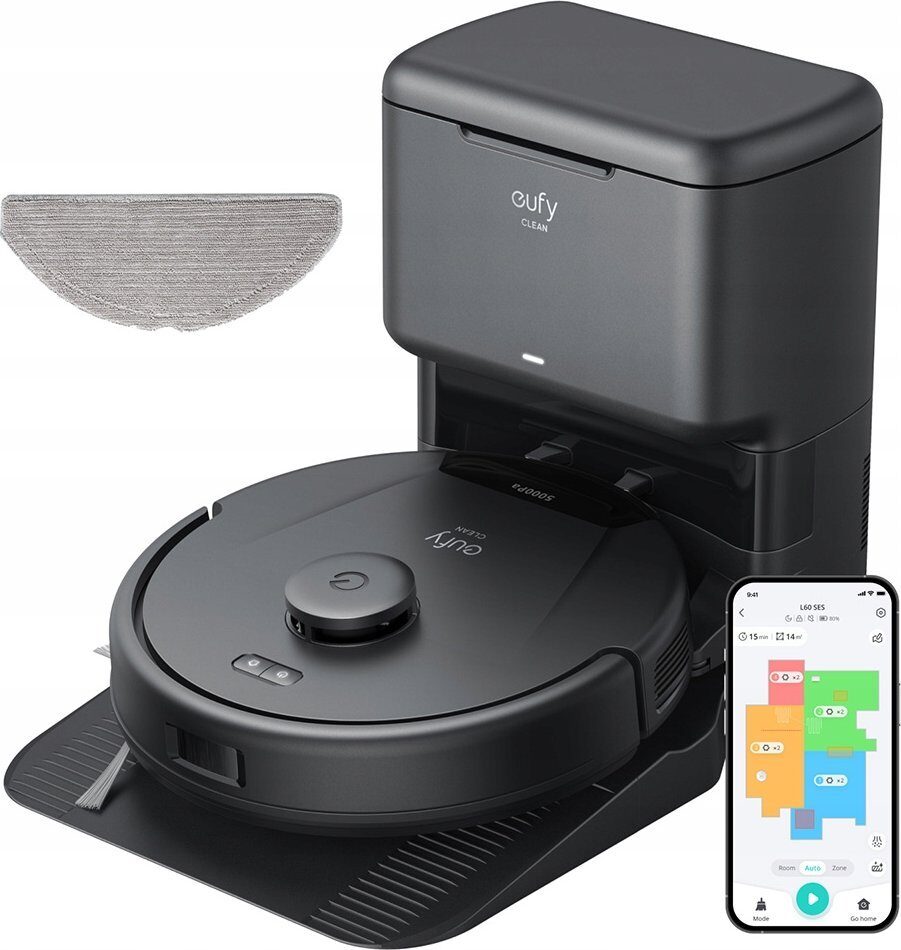 Robot sprzątający Eufy RoboVac L60 Hybrid ze stacją opróżniającą