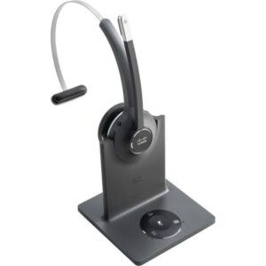Słuchawki Cisco 561 Wireless Single - Headset - On-Ear - konwertowalny - DECT 6.0 - kabellos - mit Multibase Station - fur Webex Board 55, Board 70, Board 85, Codec Pro - No Radio, Room 55, Room 70, Room Kit Mini