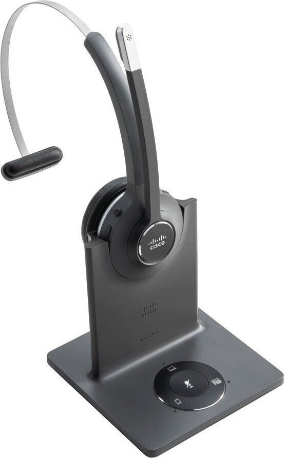 Słuchawki Cisco 561 Wireless Single - Headset - On-Ear - konwertowalny - DECT 6.0 - kabellos - mit Multibase Station - fur Webex Board 55, Board 70, Board 85, Codec Pro - No Radio, Room 55, Room 70, Room Kit Mini