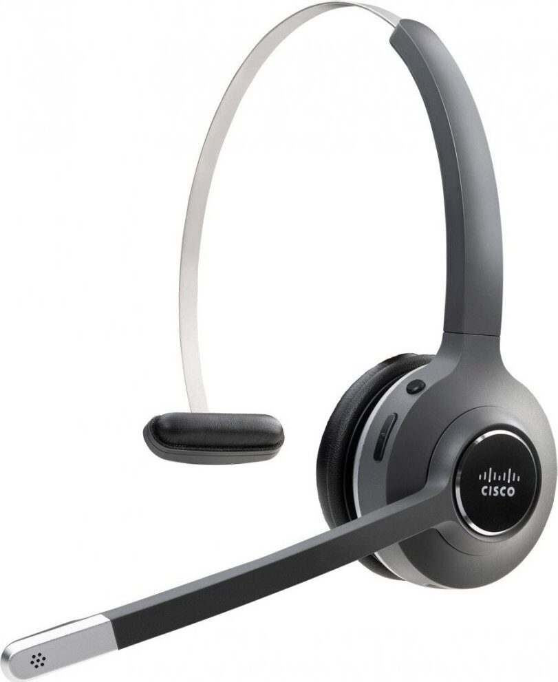 Słuchawki Cisco 561 Wireless Single - Headset - On-Ear - konwertowalny - DECT 6.0 - kabellos - mit Multibase Station - fur Webex Board 55, Board 70, Board 85, Codec Pro - No Radio, Room 55, Room 70, Room Kit Mini