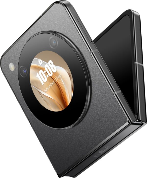 13470029_2_f Smartfon Nubia Flip 5G 8/256GB Czarny (123434301003)