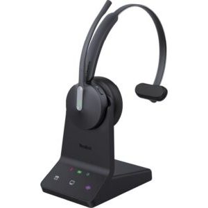 13789282_0_f Słuchawki Yealink Yealink WH64 Mono UC Zestaw słuchawkowy Bezprzewodowy Opaska na głowę Biuro/centrum telefoniczne Micro-USB Bluetooth Czarny