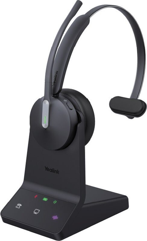 13789282_0_f Słuchawki Yealink Yealink WH64 Mono UC Zestaw słuchawkowy Bezprzewodowy Opaska na głowę Biuro/centrum telefoniczne Micro-USB Bluetooth Czarny