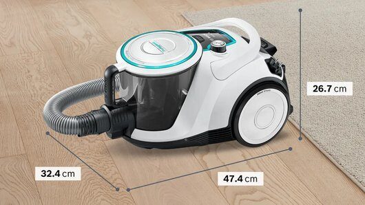 Odkurzacz Bosch series | 6 BGC41XHYG, canister vacuum cleaner (white)