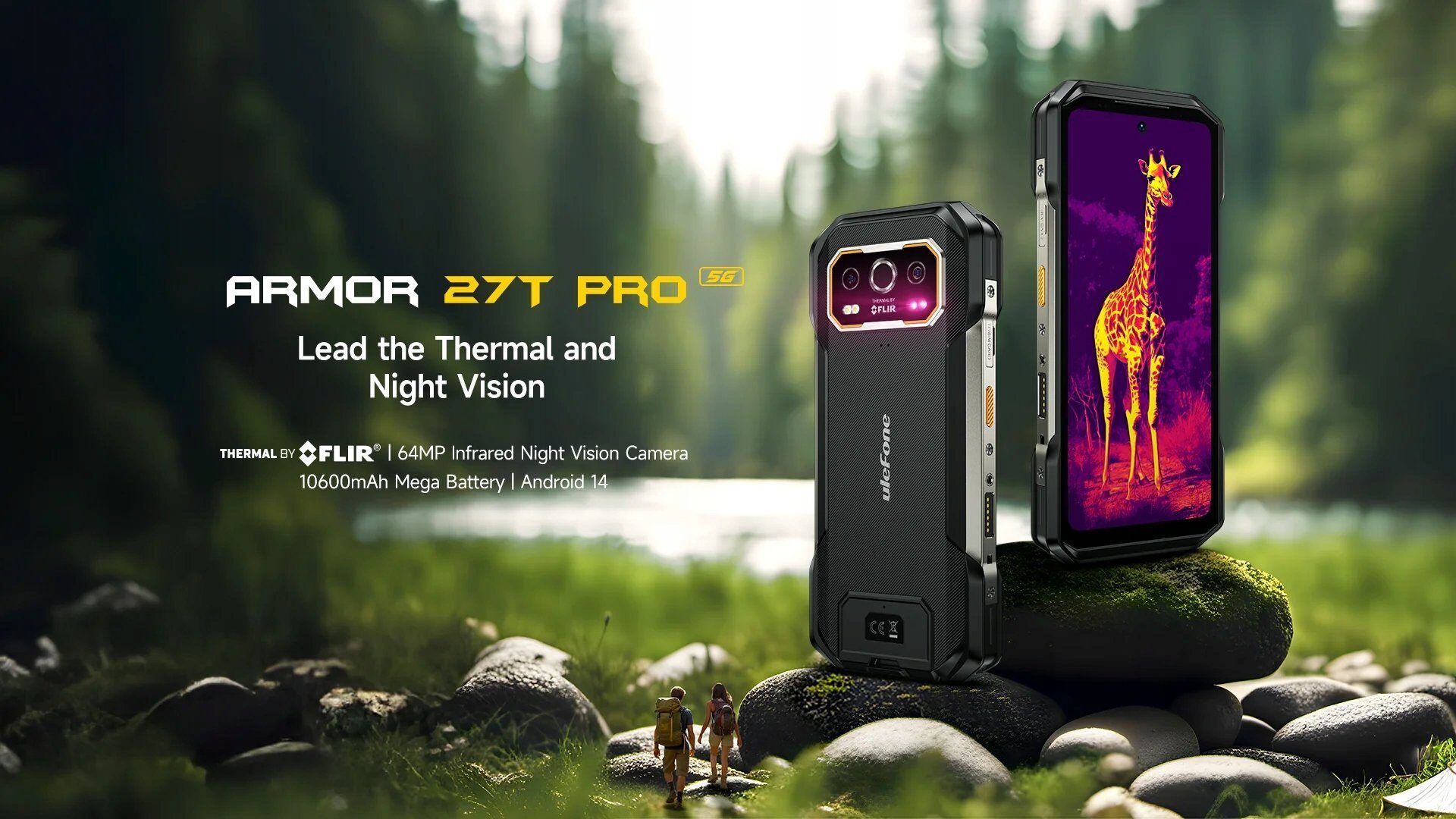 14102942_4_f Smartfon UleFone Armor 27T Pro 5G 12/256GB Czarny (UF-A27TP/BK)