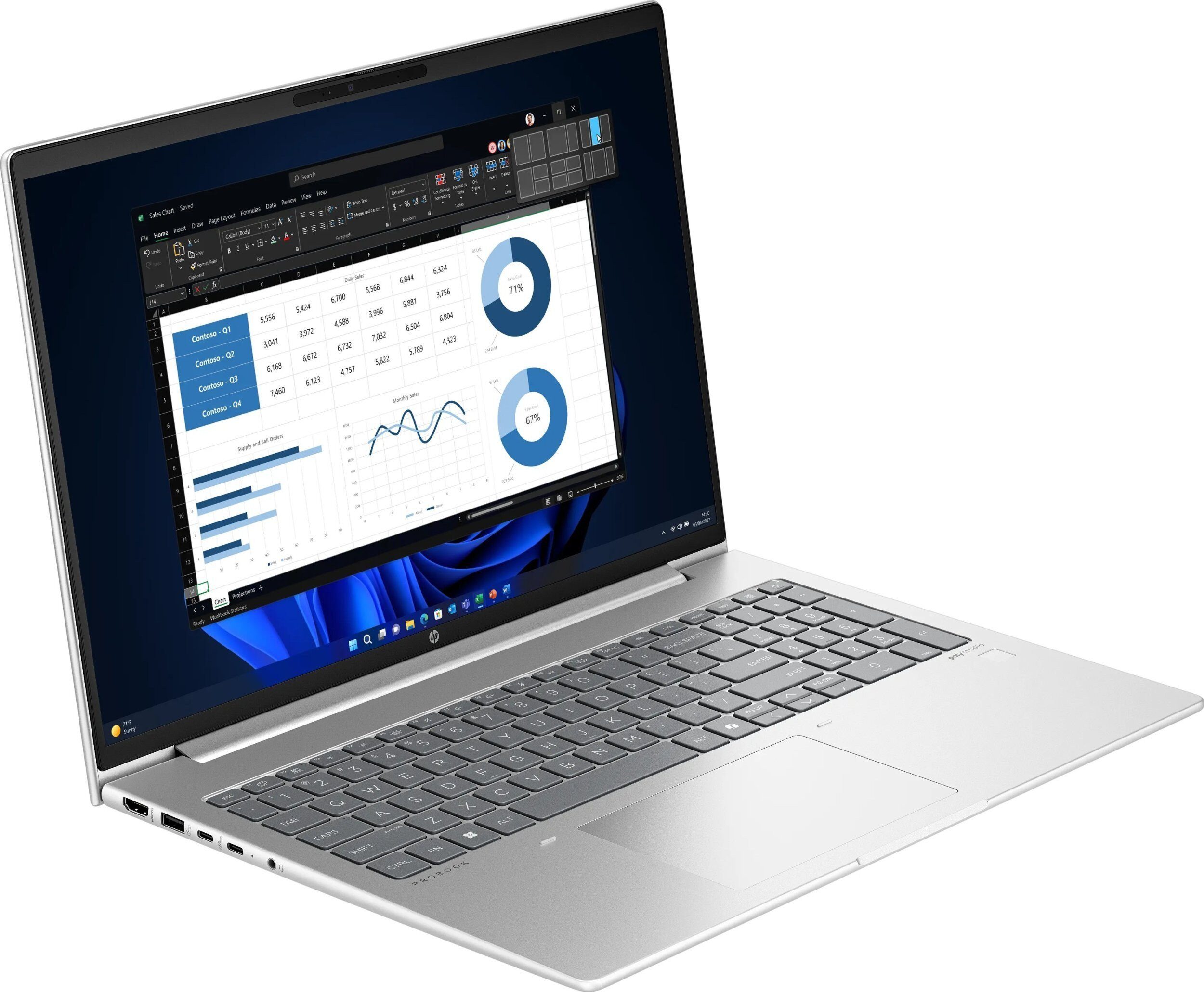 14127801_15_f Laptop HP ProBook 460 G11 Ultra 7 155U / 16 GB / 512 GB / W11 Pro (A38DPET)