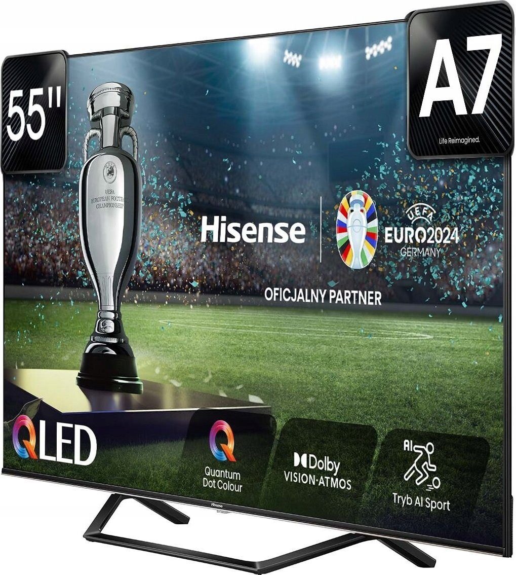 14133831_2_f Telewizor Hisense 55A7NQ 55'' QLED 4K Smart TV czarny