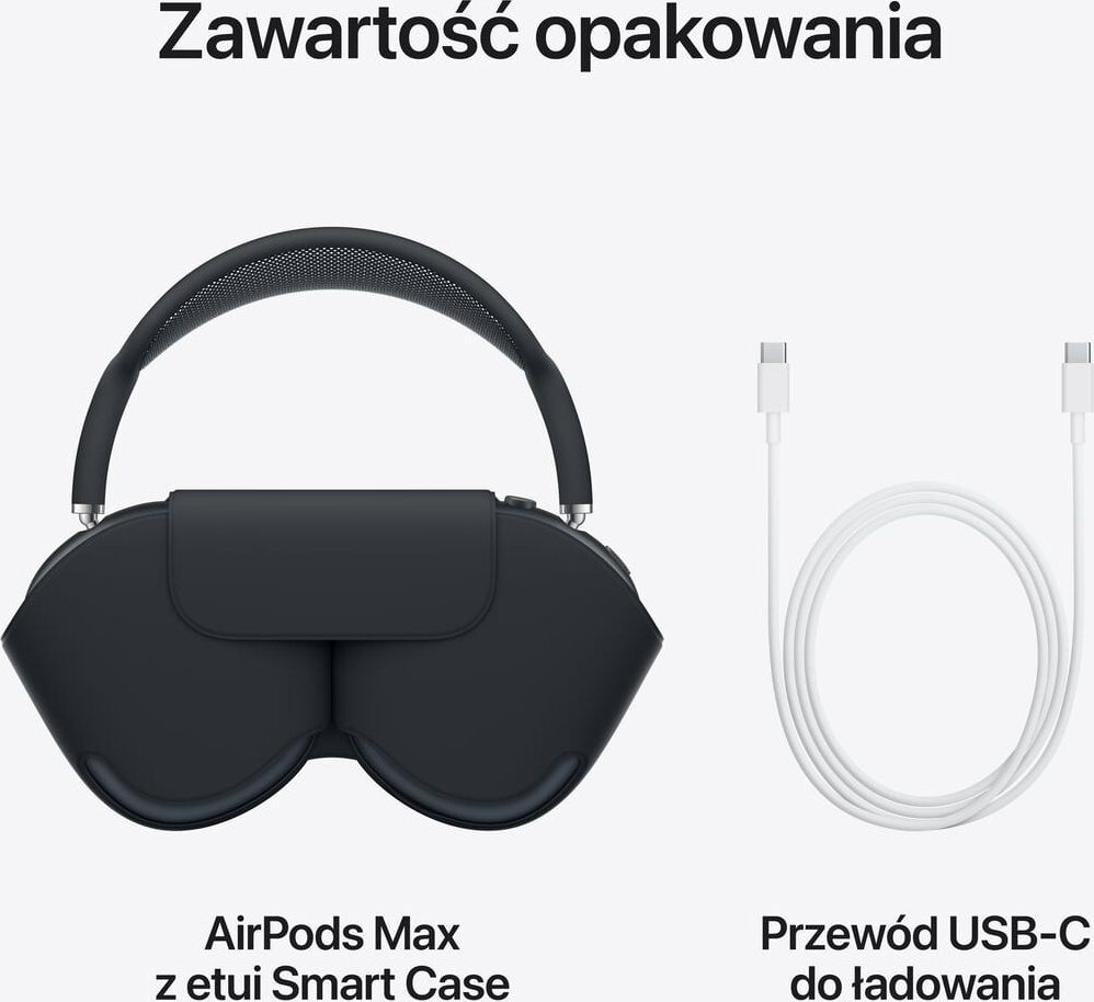 Słuchawki Apple AirPods Max (USB-C) północ (MWW43ZM/A)