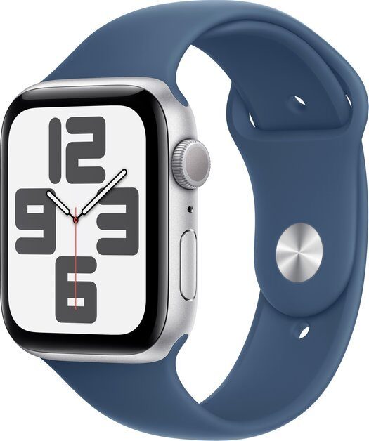 14148591_2_f Smartwatch Apple Watch SE Gen.2 GPS 40mm Silver Alu Sport S/M Granatowy (MXEC3)