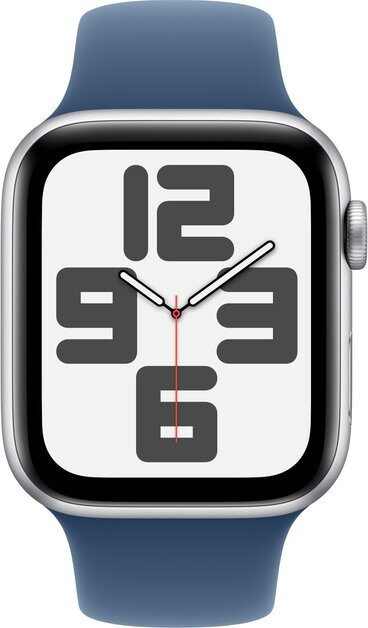 14148591_3_f Smartwatch Apple Watch SE Gen.2 GPS 40mm Silver Alu Sport S/M Granatowy (MXEC3)