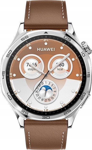 14157139_1_f Smartwatch Huawei Watch GT5 Classic 46mm Brązowy (Vili-B19L)