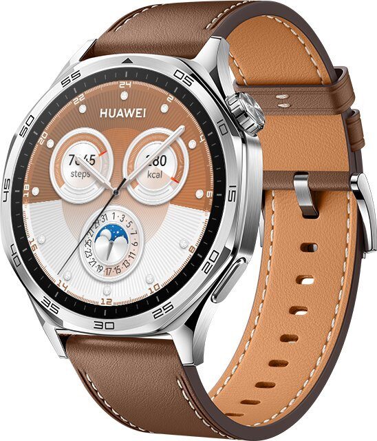 14157139_2_f Smartwatch Huawei Watch GT5 Classic 46mm Brązowy (Vili-B19L)