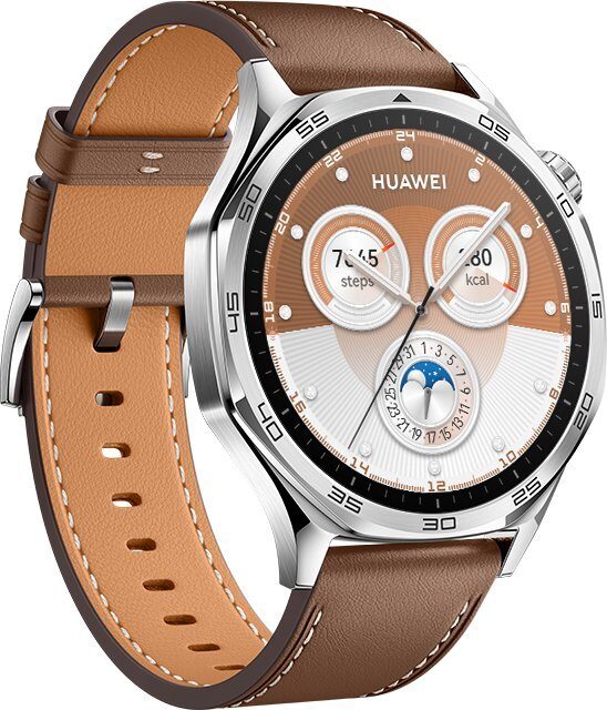 14157139_3_f Smartwatch Huawei Watch GT5 Classic 46mm Brązowy (Vili-B19L)