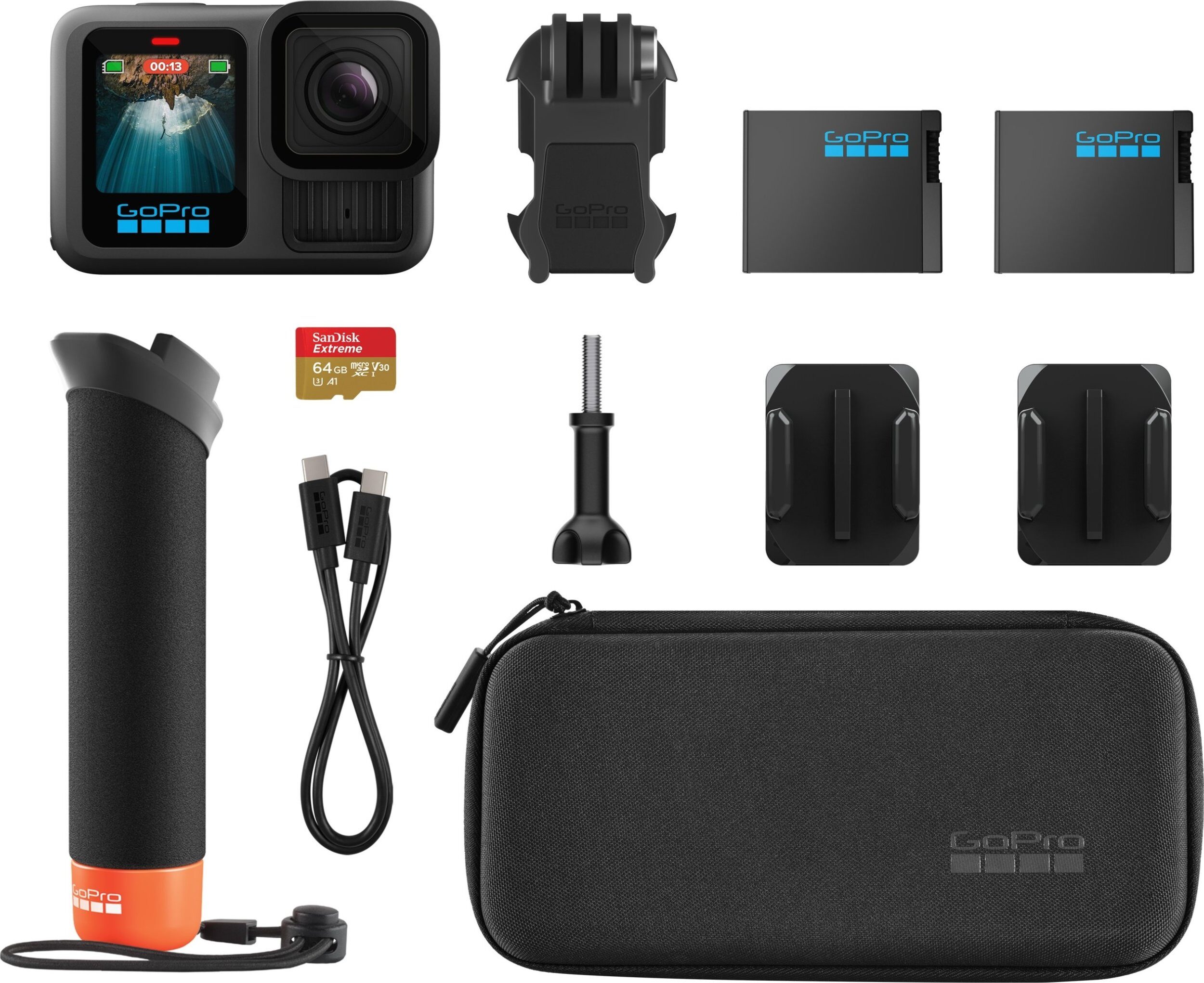 14163188_1_f Kamera GoPro Hero 13 Accessory Bundle czarna