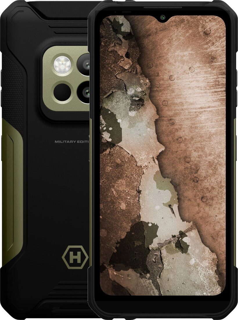 Smartfon myPhone Construction 2 Thermal 5G 8/256GB Czarno-zielony (CONSTRUCTION 2 5G THERMAL Military Edition)