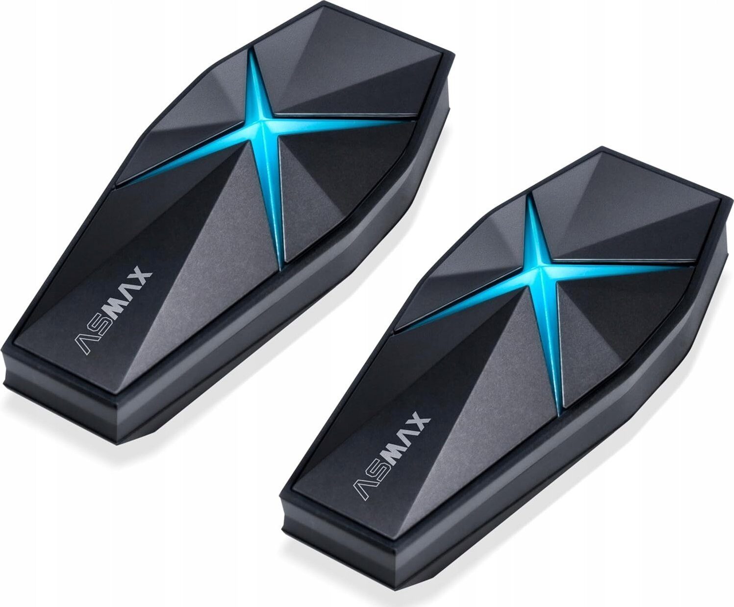 14245780_0_f Słuchawki Asmax ASMAX F1 motocyklowy zestaw słuchawkowy Bluetooth, sterowany głosem 1,8 km