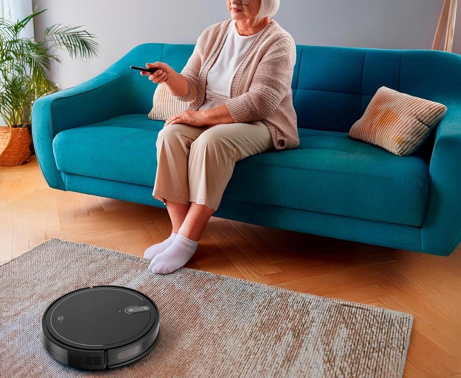 Robot sprzątający AECO VacuBot X3 robot odkurzający sprzątający 5000Pa 120m 160min 2024