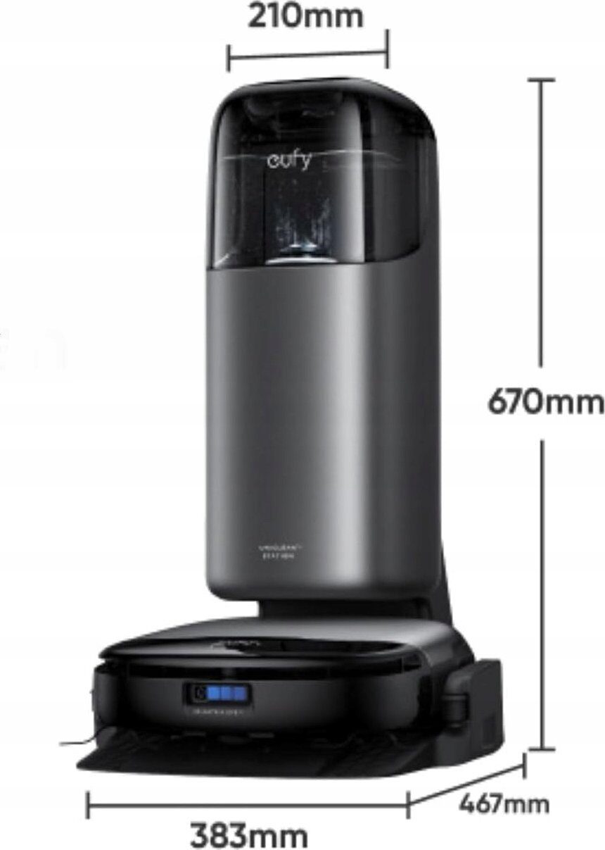 Robot sprzątający Eufy eufy S1 Pro robot odkurzający myjący ze stacją 180min MatrixEye 3D