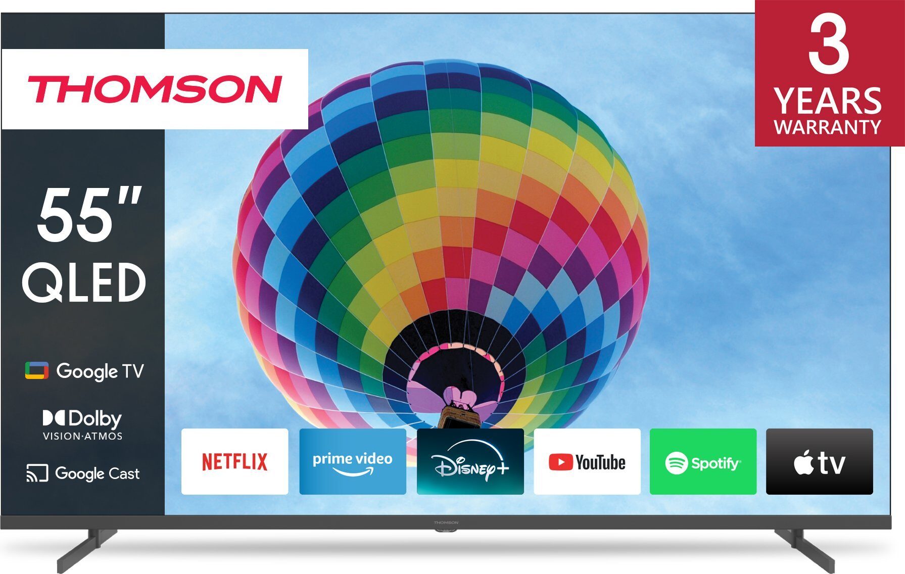 14433729_10_f Telewizor Thomson 55QG4S14 QLED 55'' 4K Ultra HD Google TV