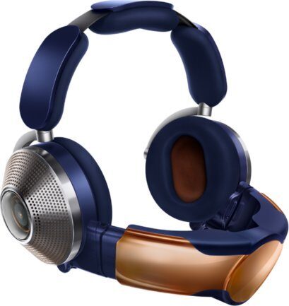 14499171_0_f Dyson Zone Absolute+ Zestaw słuchawkowy Przewodowy i Bezprzewodowy Opaska na głowę Połączenia/muzyka Bluetooth Niebieski, Miedziany