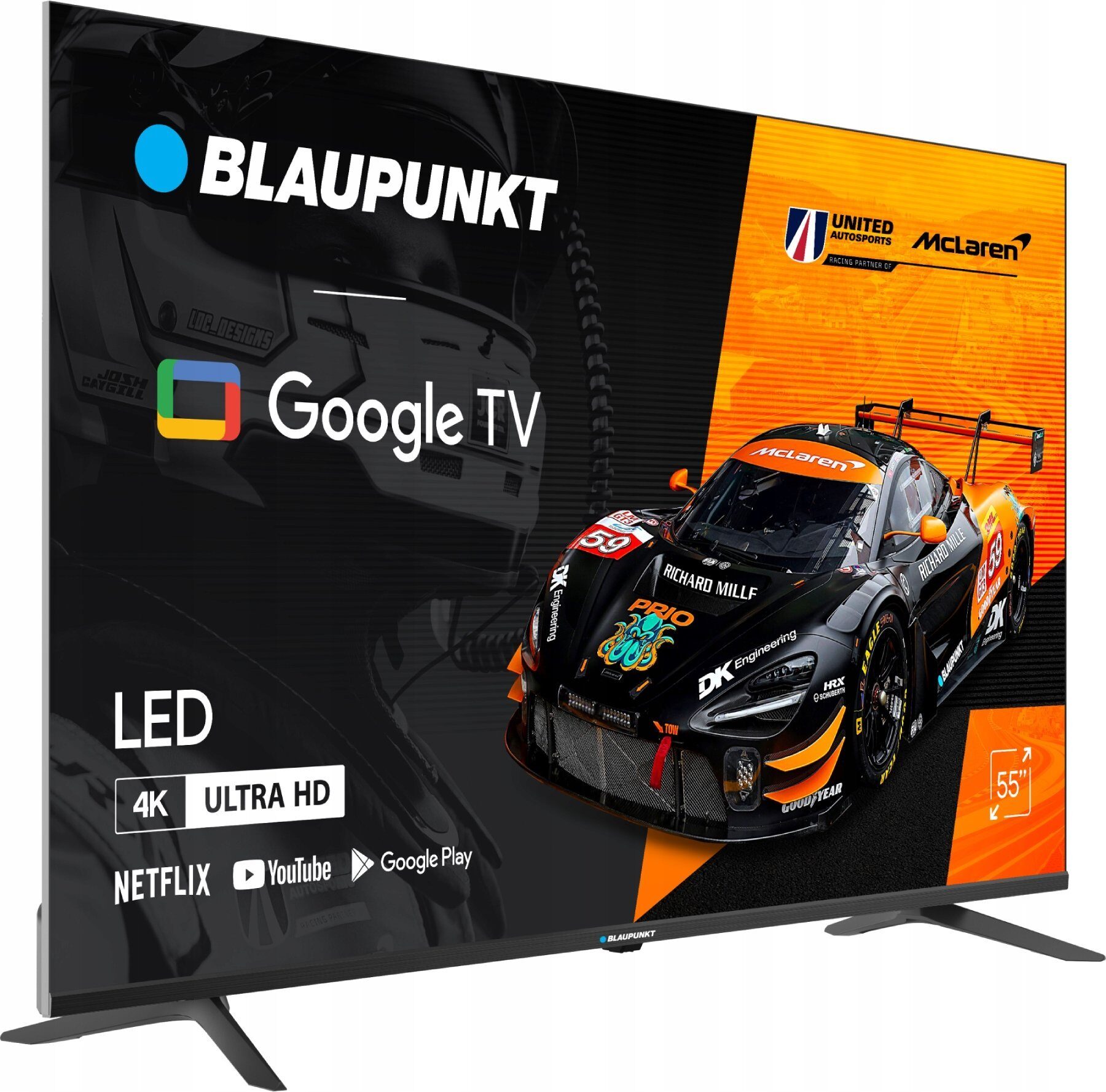 Telewizor Blaupunkt TV 55" 55UGC5500S 4K UHD, GoogleTV, WiFi, BT