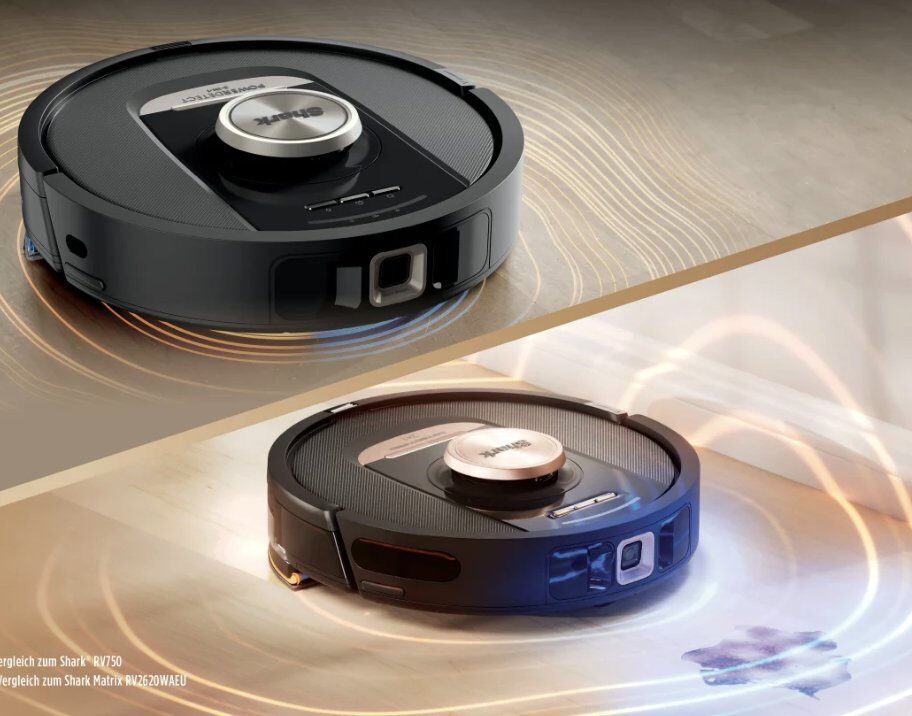Shark RV2800ZEEU robot vacuum cleaner with mopping function, black