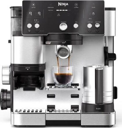 14508015_0_f Ekspres ciśnieniowy Ninja ES501EU ekspres do kawy Półautomatyczny Ekspres do espresso 2 l