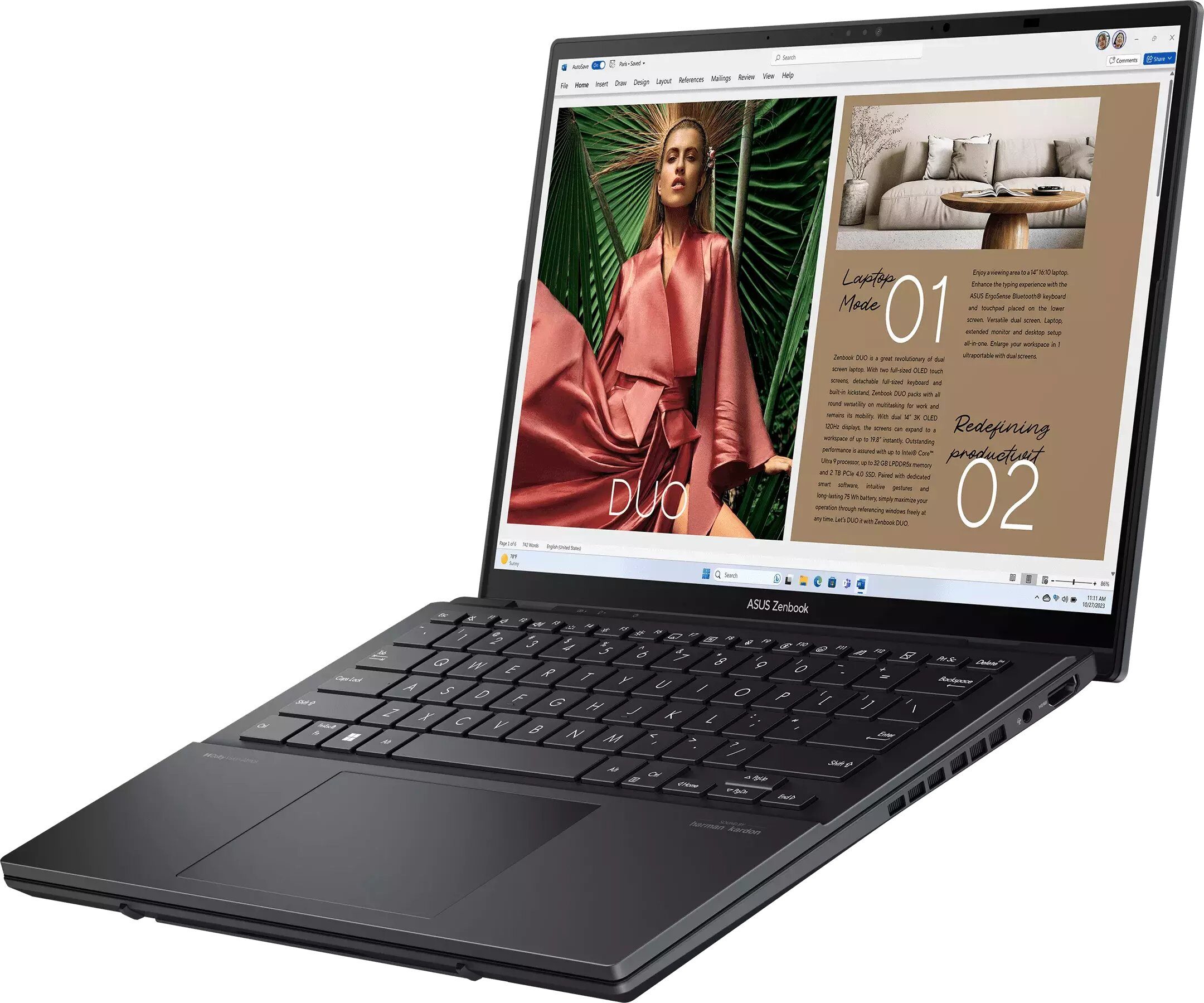 14687174_8_f Laptop Asus Zenbook Duo UX8406 Ultra 9 285H / 32 GB / 2 TB / W11 (UX8406CA-PZ009W)