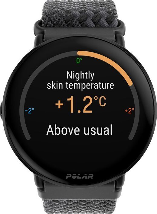 14691330_2_f Smartwatch Polar Polar Ignite 3 S-L, black/black braided
