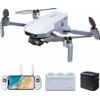 Dron Canyon Dronas POTENSIC Atom Full Combo (3 baterijos, įkroviklis) su kamera 12Mp 4K