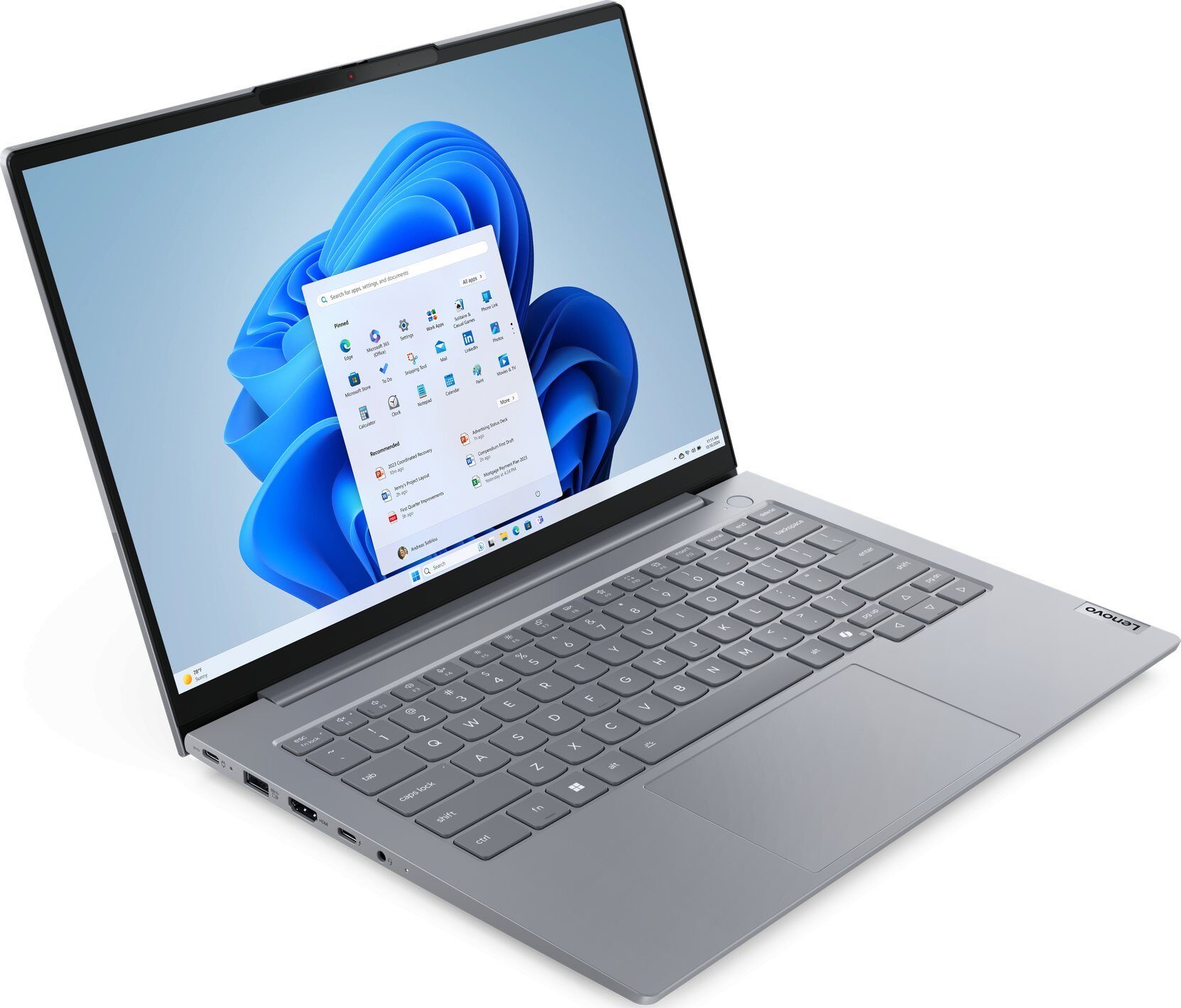 14754379_1_f Laptop Lenovo ThinkBook 14 G8 IRL Core 7 240H / 16 GB / 512 GB / W11 Pro (21SG009APB)