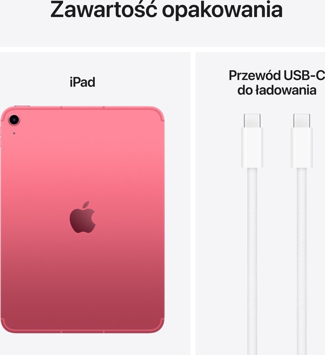 Tablet Apple iPad 10.9" 10 gen. 256 GB 5G Różowy (MD7N4HC/A)
