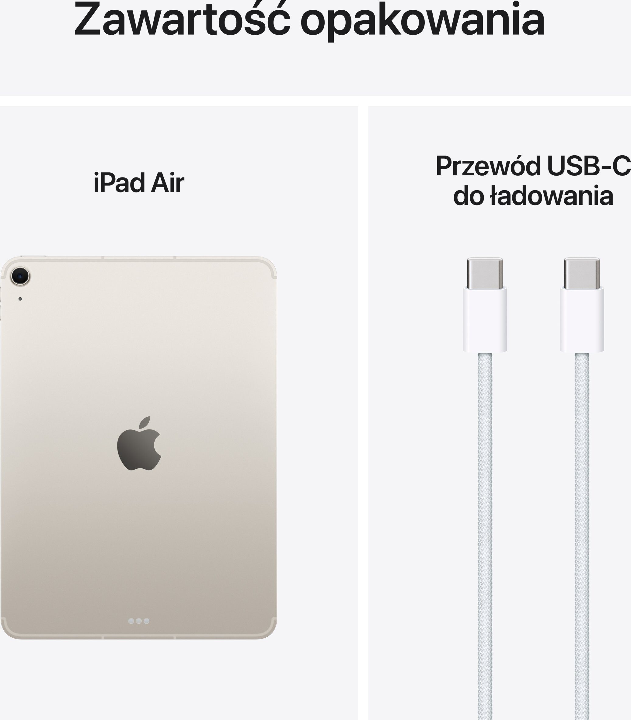 14767951_1_f Tablet Apple iPad Air 11" 7 gen. 512 GB 5G Beżowy (MCG64HC/A)