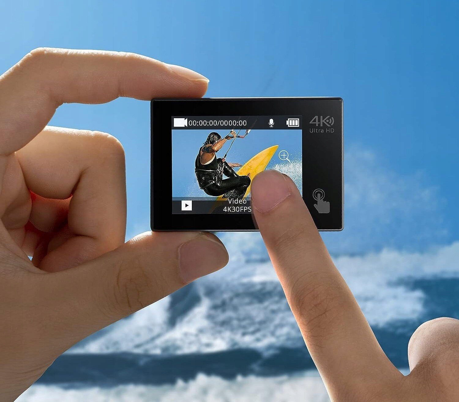 Kamera AKASO Zestaw Brave 4 Pro Action Cam 4K30FPS 20MP 64GB kamera sportowa