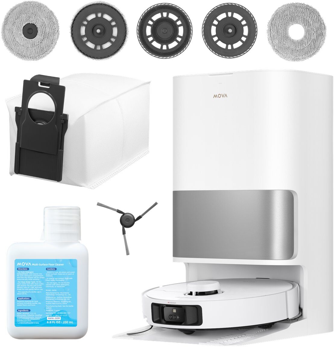 14830459_0_f Robot sprzątający Mova Mopujący Opróżnianie Kurzu do Stacji Bazowej Mop 4Litry P10 Pro Ultra by Dreame