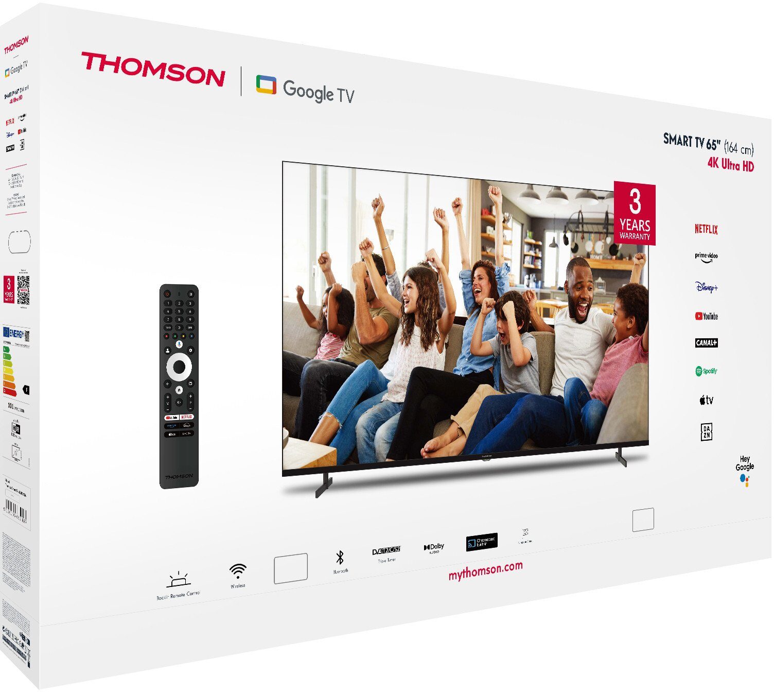 14831016_2_f Telewizor Thomson 65UG4S14 LED 65'' 4K Ultra HD Google TV