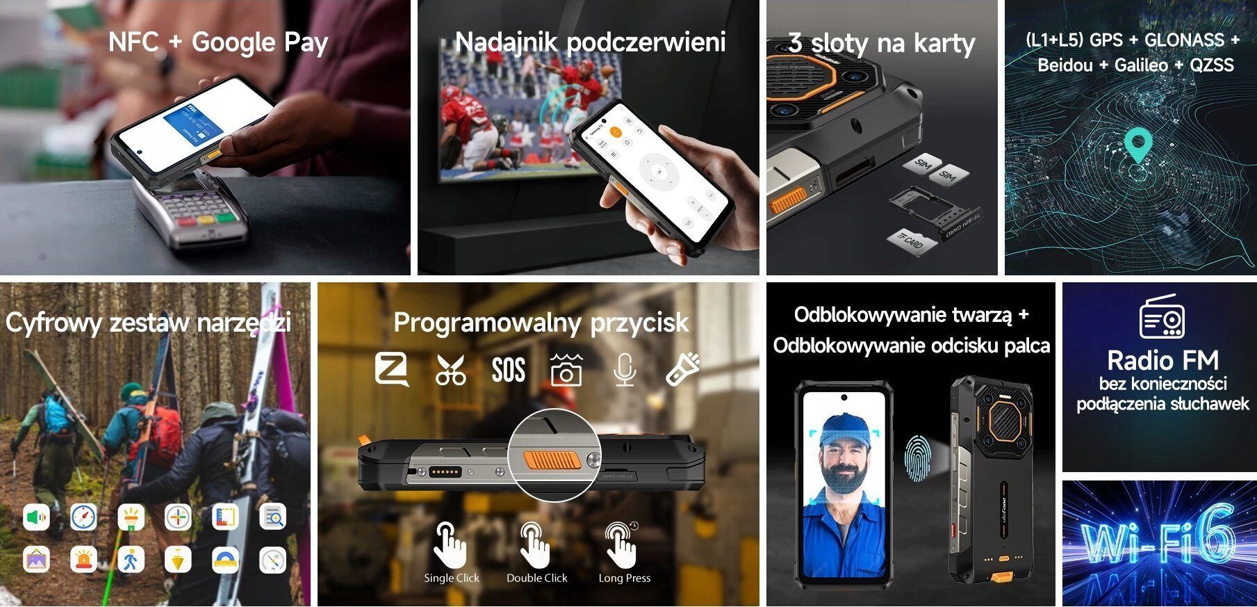 14856387_7_f Smartfon UleFone Armor 26 Ultra 5G 12/512GB Czarny (UF-A26U_NC/BK)