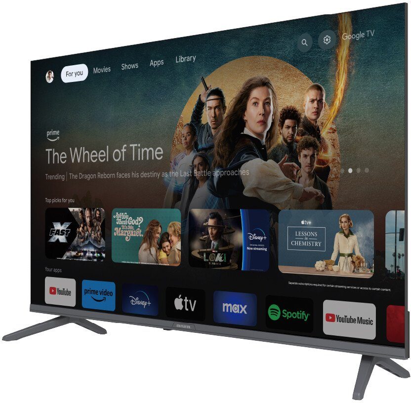 14860371_1_f Telewizor Aiwa 43GO70804UHD Telewizor 109,2 cm (43") 4K Ultra HD Smart TV Wi-Fi Czarny, Chrom