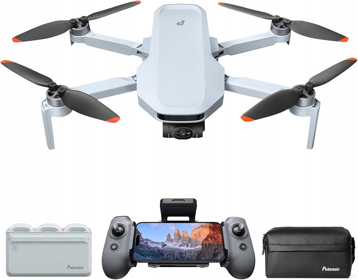 14951858_0_f Dron Sanjoyo Potensic ATOM 2 GPS dron z kamerą 4K HDR 10km 96min lotu 48MP biały nowy