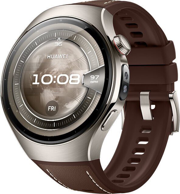 15081488_9_f Smartwatch Huawei Watch 5 46mm Brązowy (6942103154317)