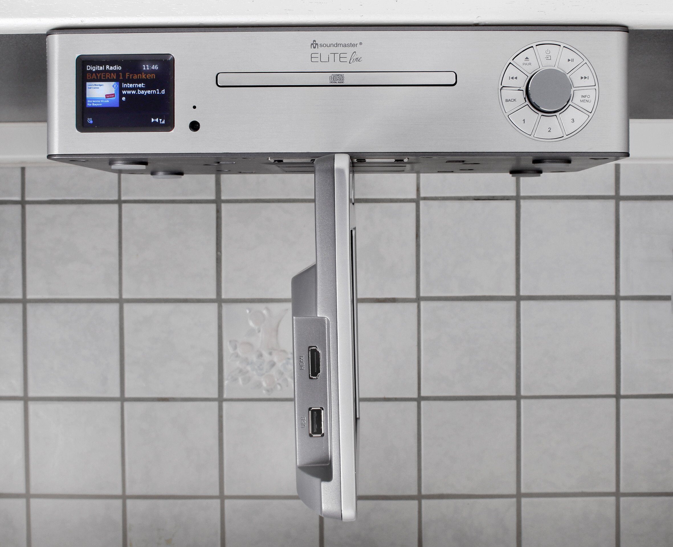 Telewizor Soundmaster KUCHENNE CENTRUM MULTIMEDIALNE Z TV 10,1" DVB-T2/C SOUNDMASTER KTD1020SI BT USB