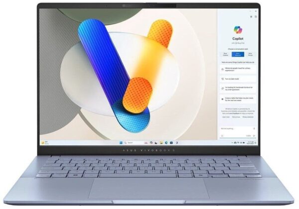 15273379_2_f Laptop Asus Vivobook S 14 OLED S5406SA-QD005W 14" WUXGA Ultra 7 256V Arc 140V 16GB 512GB SSD Windows 11 Home Niebieski (90NB15R2-M005C0)