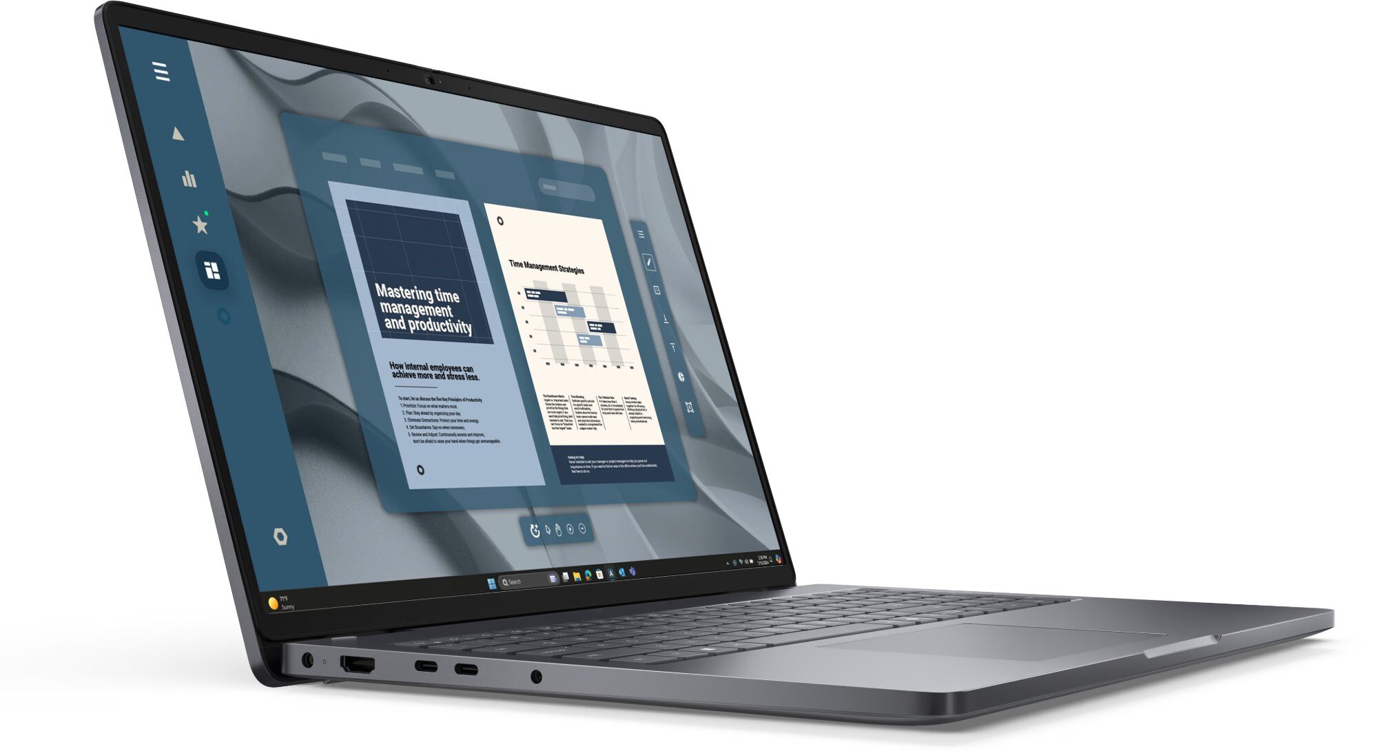 Laptop Dell Pro 16 PC16255 / 16" FHD / AMD Ryzen 5 220 / 16GB DDR5 / 512GB SSD / Windows 11 Pro (BTO507_PC16255_EMEA)