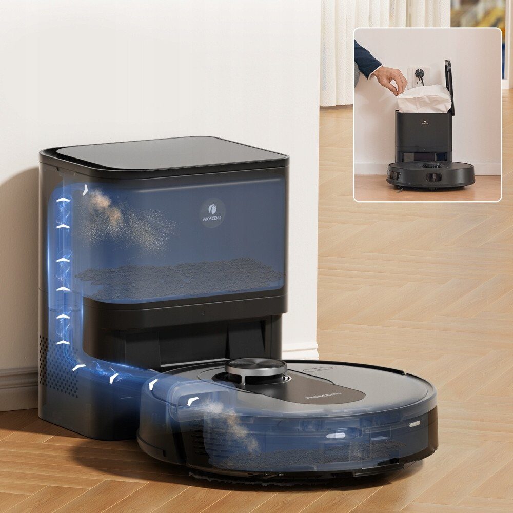 15352430_2_f Robot sprzątający Proscenic Q8 Max robot odkurzający z funkcją wycierania 5000Pa 200min pracy