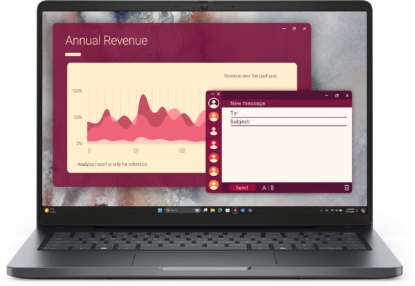 Laptop Dell Pro 14 PC14250 / 14" FHD / i5-120U / 16GB / 512GB SSD / Windows 11 Pro / Czarny (9G84H)